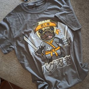 Ninja Pug T-shirt by ThinkGeek